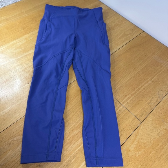 Lululemon Women’s Size 6 Speed Up  Leggings Purple Athletic - Picture 4 of 11